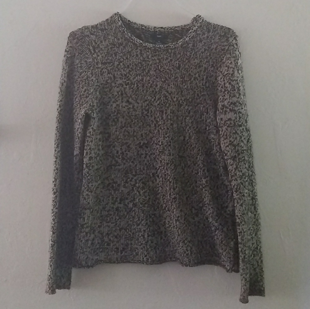Brown Wool Knit Sweater